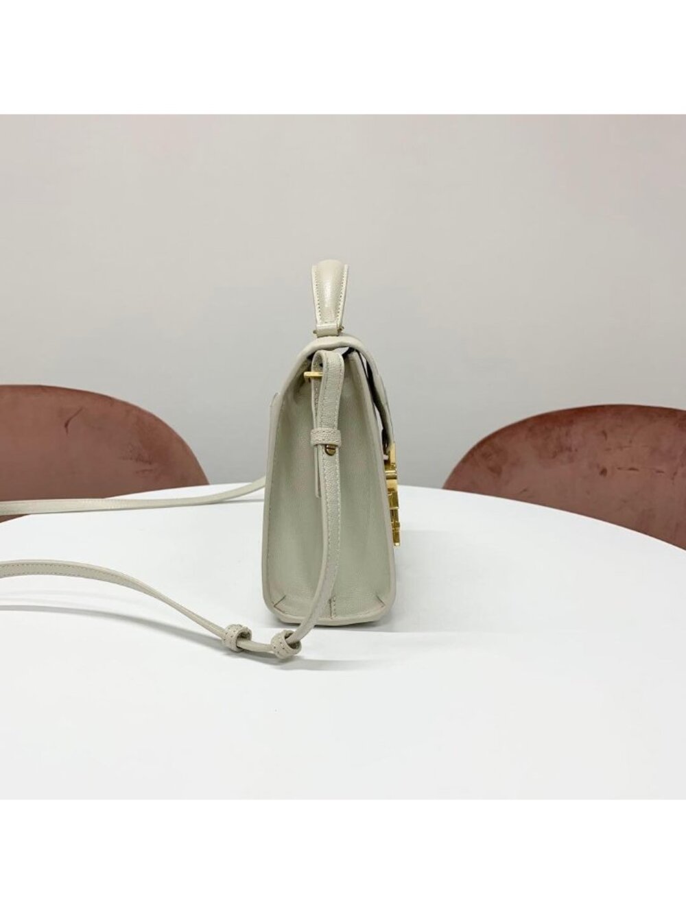 Saint Laurent Cassandra Logo 2-Way Shoulder Bag - Picture 2 of 10